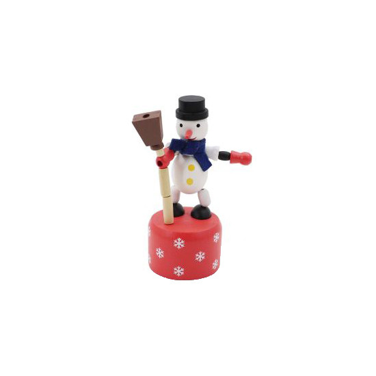 Figurine en bois articulee - bonhomme de neige de Jardinerie Bordeaux Libourne Gironde dans C023