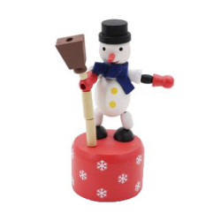 Figurine en bois articulee - bonhomme de neige de Jardinerie Bordeaux Libourne Gironde dans C023