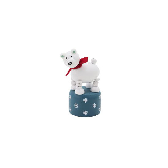 Figurine en bois articulee - ours de Jardinerie Bordeaux Libourne Gironde dans C023