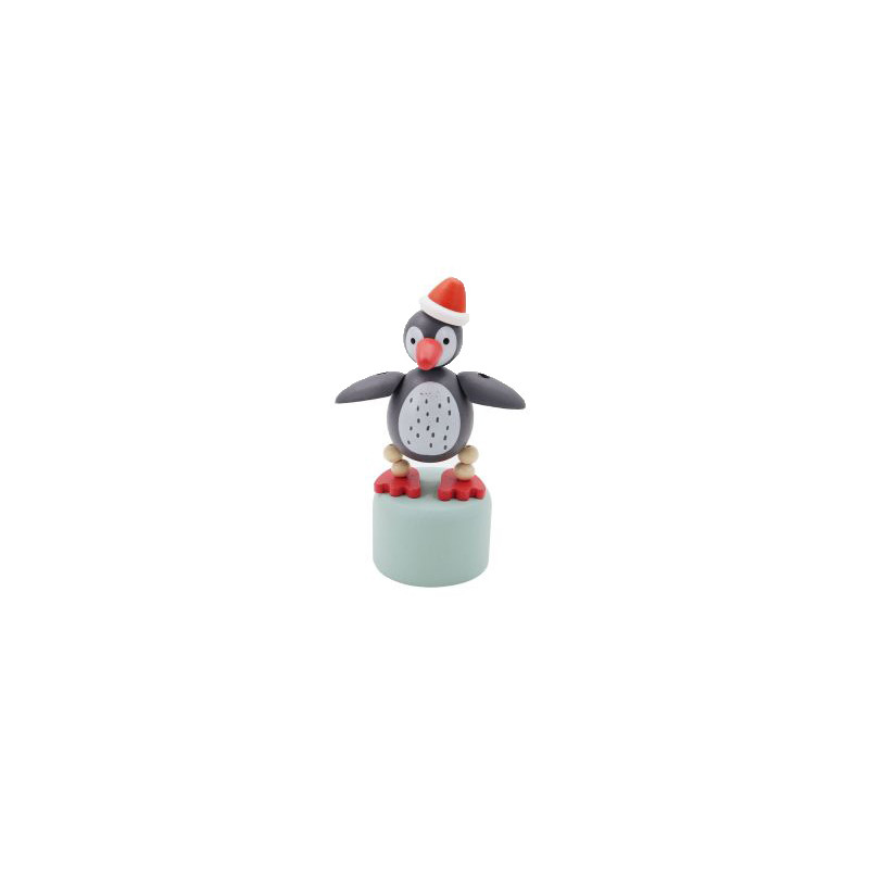Figurine en bois articulee - pingouin de Jardinerie Bordeaux Libourne Gironde dans C023