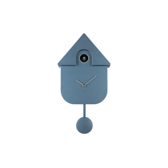 Horloge murale moderne cuckoo metallique bleu de Jardinerie Bordeaux Libourne Gironde dans P2051