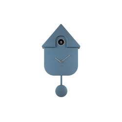 Horloge murale moderne cuckoo metallique bleu de Jardinerie Bordeaux Libourne Gironde dans P2051