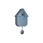 Horloge murale moderne cuckoo metallique bleu de Jardinerie Bordeaux Libourne Gironde dans P2051