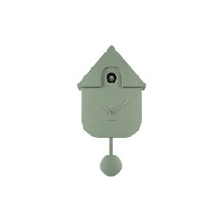 Horloge murale moderne cuckoo metallique vert de Jardinerie Bordeaux Libourne Gironde dans P2051