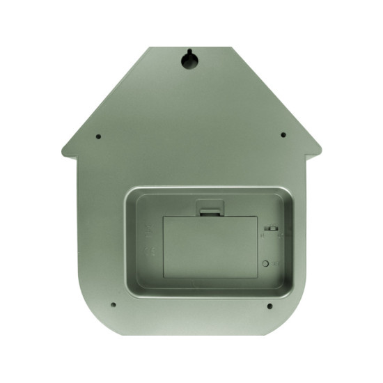 Horloge murale moderne cuckoo metallique vert de Jardinerie Bordeaux Libourne Gironde dans P2051