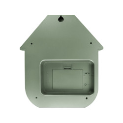 Horloge murale moderne cuckoo metallique vert de Jardinerie Bordeaux Libourne Gironde dans P2051