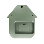 Horloge murale moderne cuckoo metallique vert de Jardinerie Bordeaux Libourne Gironde dans P2051
