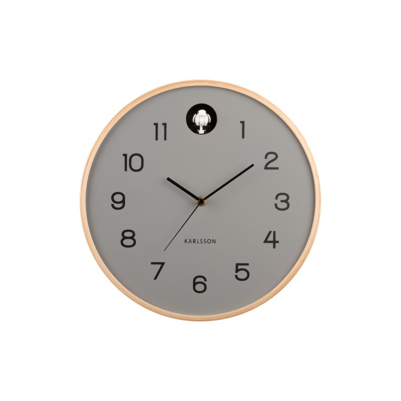 Horloge murale Natural Cuckoo gris souris de Jardinerie Bordeaux Libourne Gironde dans P2051