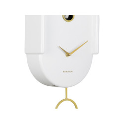 Horloge murale Tweet blanche de Jardinerie Bordeaux Libourne Gironde dans P2051