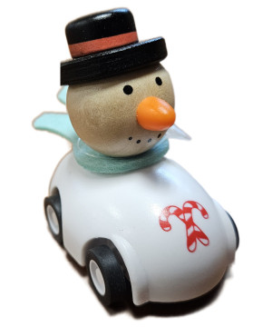 Voiture de noel - bonhomme de neige de Jardinerie Bordeaux Libourne Gironde dans C023