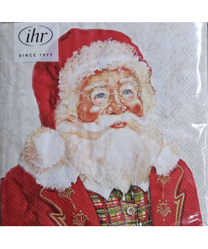 SERVIETTE LUNCH PERE NOEL REVEUR de Jardinerie Bordeaux Libourne Gironde dans M067