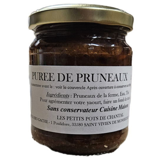 PUREE DE PRUNEAUX 220G de Table des producteurs Libourne dans B1221