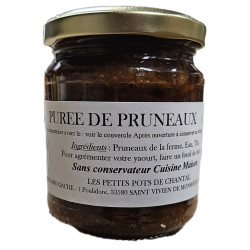 PUREE DE PRUNEAUX 220G de Table des producteurs Libourne dans B1221
