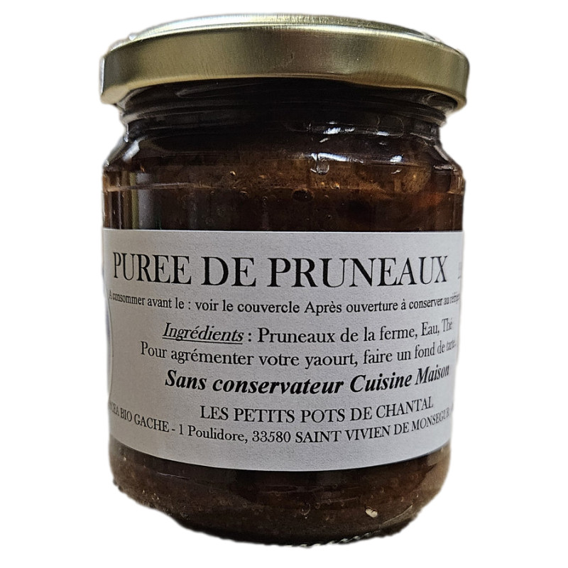 PUREE DE PRUNEAUX 220G de Table des producteurs Libourne dans B1221