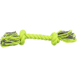 Jouet chien corde 15cm lime de  dans T050