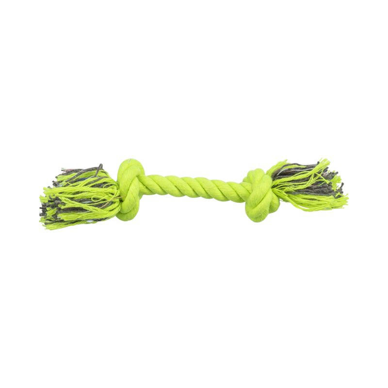 Jouet chien corde 15cm lime de  dans T050