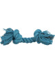 Jouet chien corde 20cm bleu
