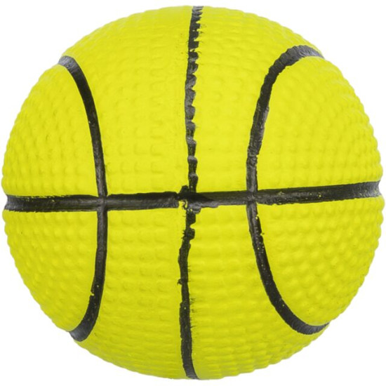 Jouet chien basket-ball 4cm lime de  dans T050