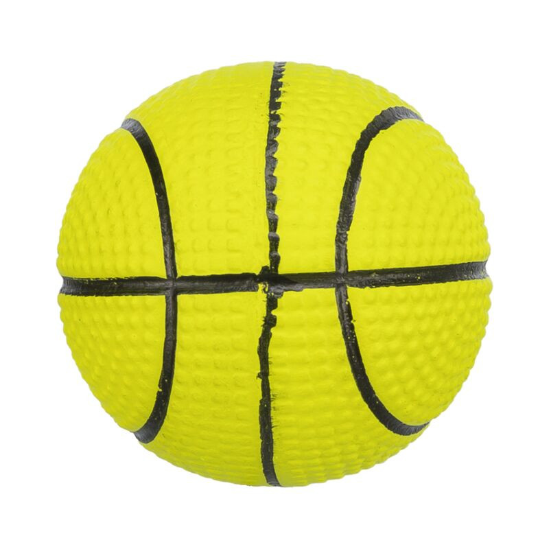 Jouet chien basket-ball 4cm lime de  dans T050