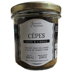 CEPES FRITS A L'HUILE 270G de Table des producteurs Libourne dans 🥫 Conserves