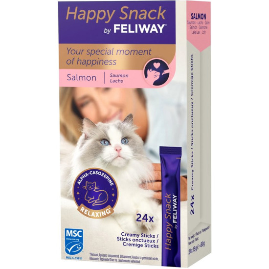 Happy snack feliway saumon x24 de Feliway dans D025