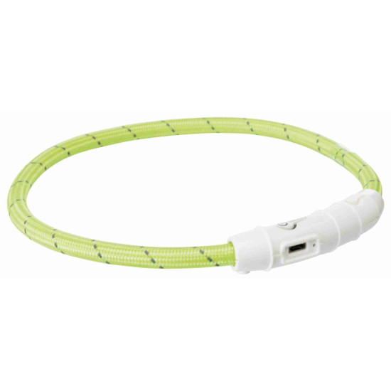 Collier lumineux chien m-l: 45cm/7mm. vert de Trixie - Produit pour animaux dans T050