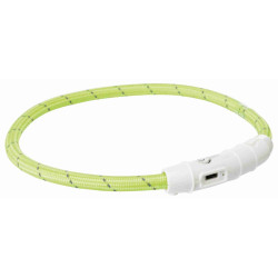 Collier lumineux chien m-l: 45cm/7mm. vert de Trixie - Produit pour animaux dans T050