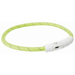 Collier lumineux chien m-l: 45cm/7mm. vert de Trixie - Produit pour animaux dans T050