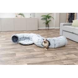 Tunnel de jeu/donut harvey peluche 25x160cm gris de Trixie - Produit pour animaux dans T050