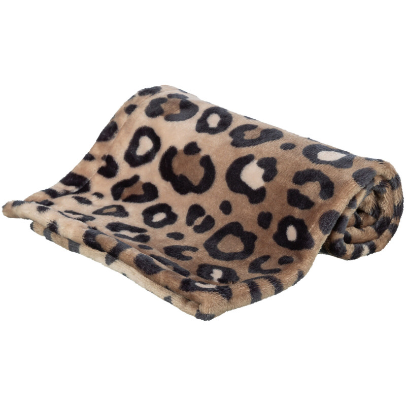 Couverture leo. peluche soft. 70x50cm. brun de Trixie - Produit pour animaux dans T050