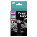 Ampoule chauffante ceramique arcadia 50 watt de Habistat, le matériel pour les reptiles dans A075