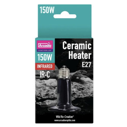Ampoule chauffante ceramique arcadia 150 watt de Habistat, le matériel pour les reptiles dans A075