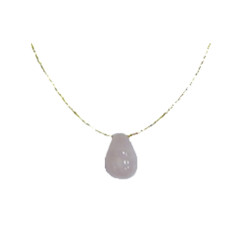 Collier quartz rose briolette de Herboristerie et Esotérisme à Libourne dans D040