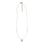 Collier quartz rose briolette de Herboristerie et Esotérisme à Libourne dans D040