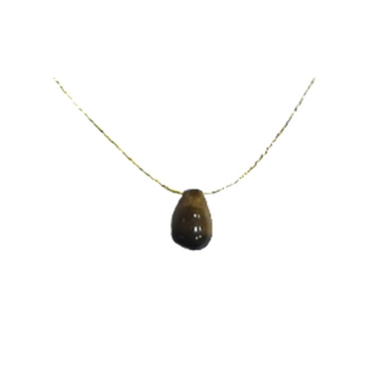 Collier oeil tigre briolette de Herboristerie et Esotérisme à Libourne dans D040