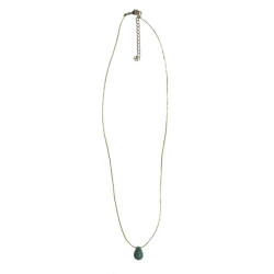 Collier aventurine verte briolette de Herboristerie et Esotérisme à Libourne dans D040