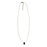 Collier onyx noir briolette de Herboristerie et Esotérisme à Libourne dans D040
