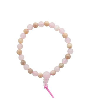 Bracelet enfant quartz rose-pierre soleil de Herboristerie et Esotérisme à Libourne dans D040