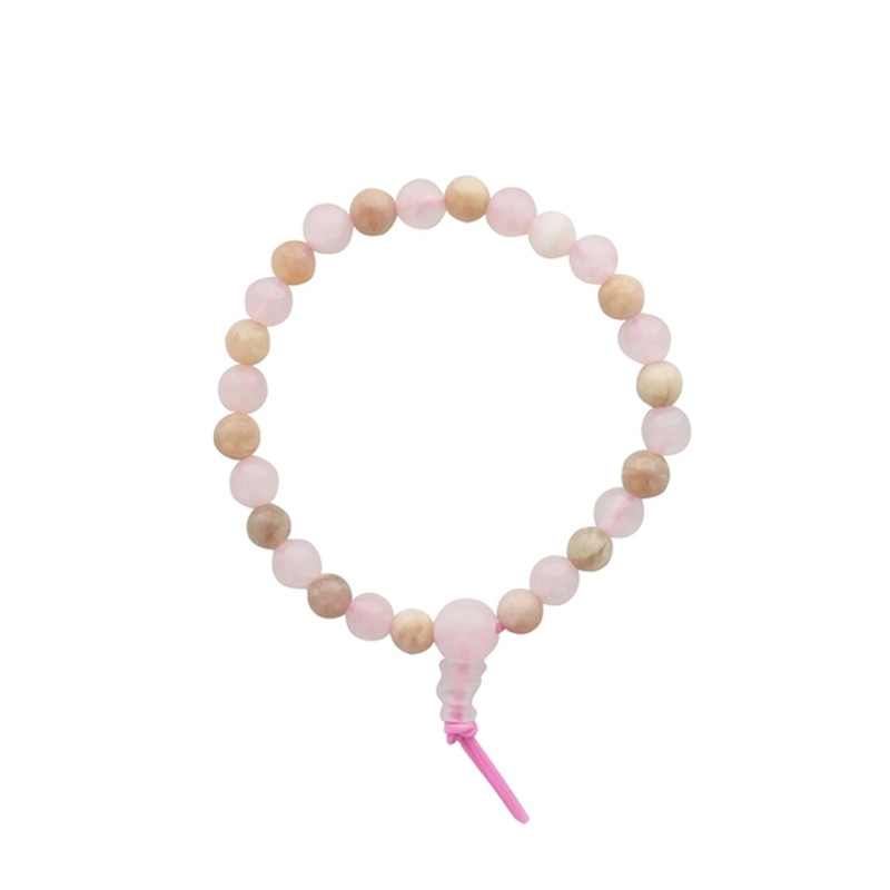 Bracelet enfant quartz rose-pierre soleil de Herboristerie et Esotérisme à Libourne dans D040