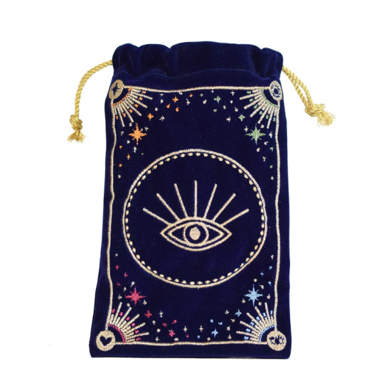 Bourse cartes tarot bleue de Herboristerie et Esotérisme à Libourne dans D040