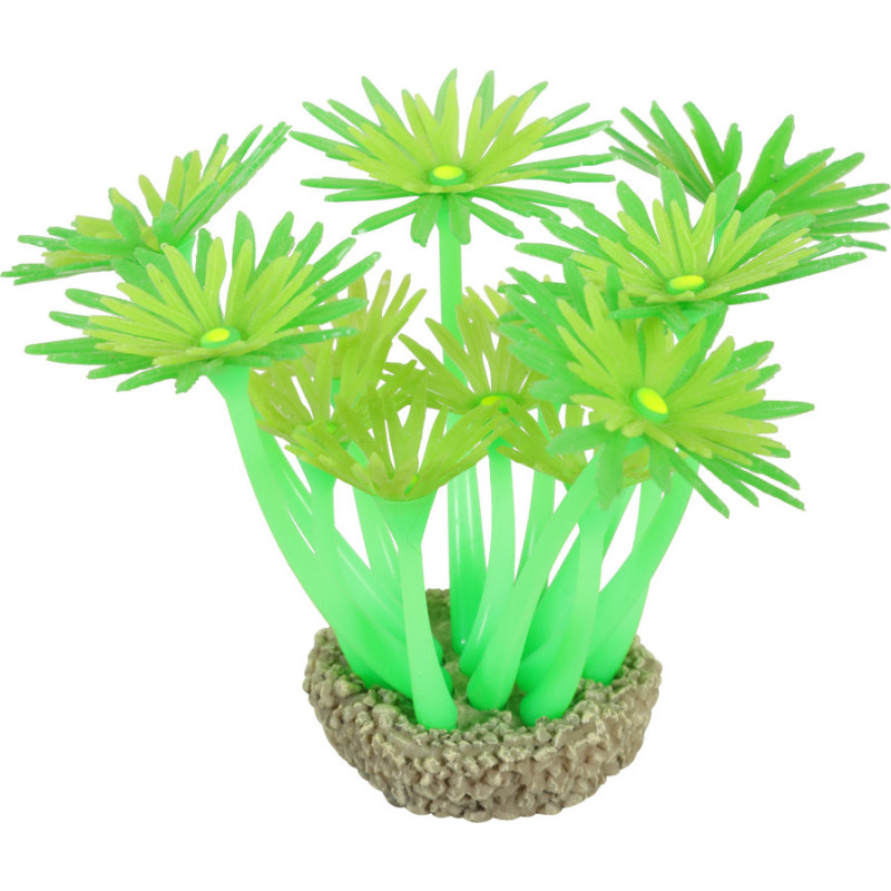 Decor flowers 1 green pour aquarium de Zolux - Produit pour animaux dans Z002