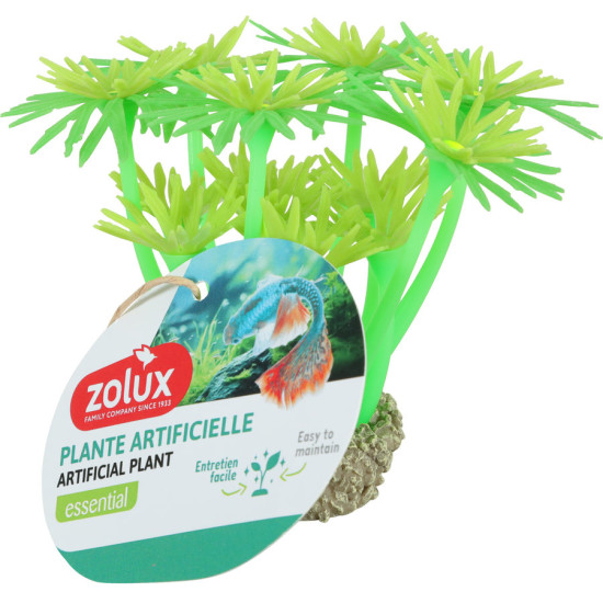 Decor flowers 1 green pour aquarium de Zolux - Produit pour animaux dans Z002
