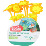 Decor flowers 2 orange/jaune pour aquarium de Zolux - Produit pour animaux dans Z002
