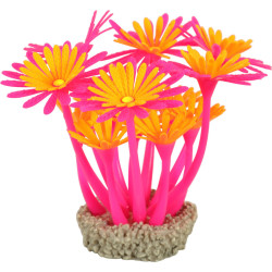 Decor flowers 3 rose/ orange pour aquarium de Zolux - Produit pour animaux dans Z002