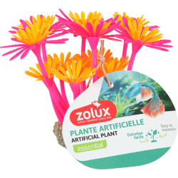Decor flowers 3 rose/ orange pour aquarium de Zolux - Produit pour animaux dans Z002