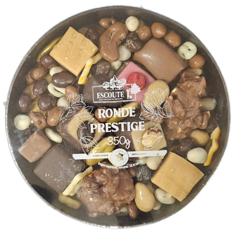 CORBEILLE FRUITS RONDE PRESTIGE 350G de Table des producteurs Libourne dans 🍫 Chocolats