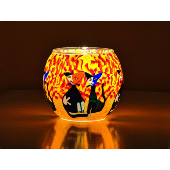VERRE LUMINEUX 11CM N110 de Hellmann versand - décoration en verre dans H015