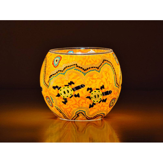 VERRE LUMINEUX 11CM N272 de Hellmann versand - décoration en verre dans H015