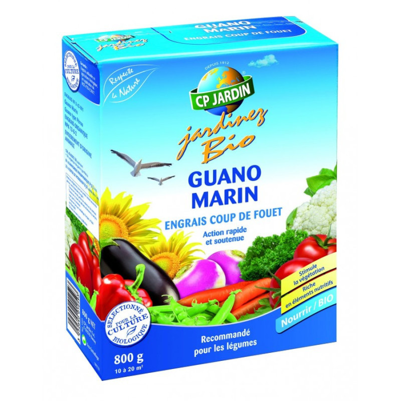 Guano Marin, Bte 800 g de CP Jardin - traitements biologiques pour le jardinage dans P183