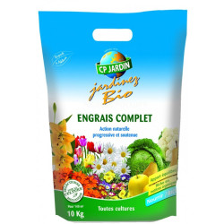 Engrais Complet 3-6-9, sac 10 kg de CP Jardin - traitements biologiques pour le jardinage dans P183